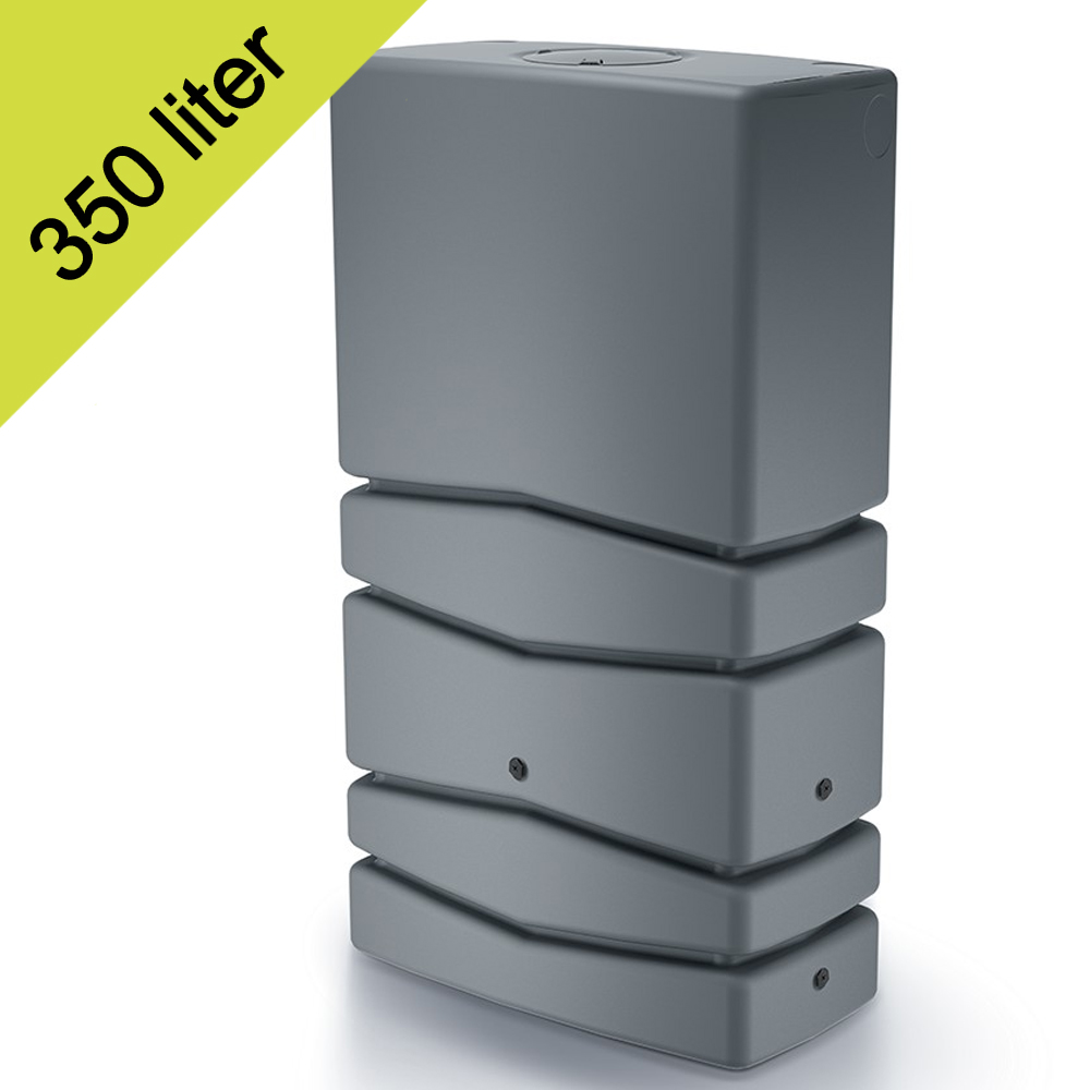 Aqua Tower regenton 350 liter grijs Regentonnen Meuwissen Agro